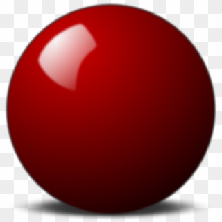 Glossy Red Sphere PNG - High-Resolution Transparent Background Image