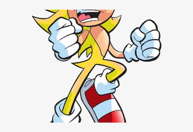 Classic Super Sonic - Sonic The Hedgehog Classic Super Sonic, HD Png  Download - vhv