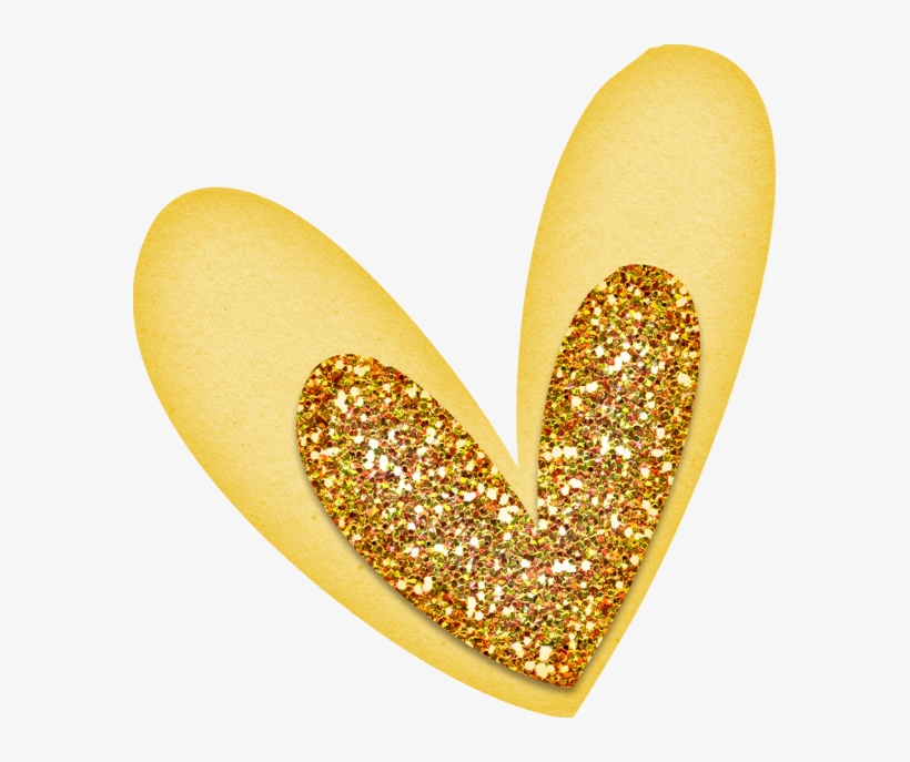 Gold Glam Heart Clipart - Clip Art Library