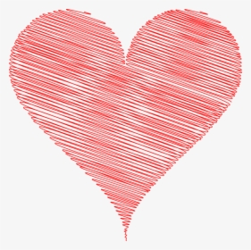 Red Hand-Drawn Heart Illustration - Free Vector & PNG Download