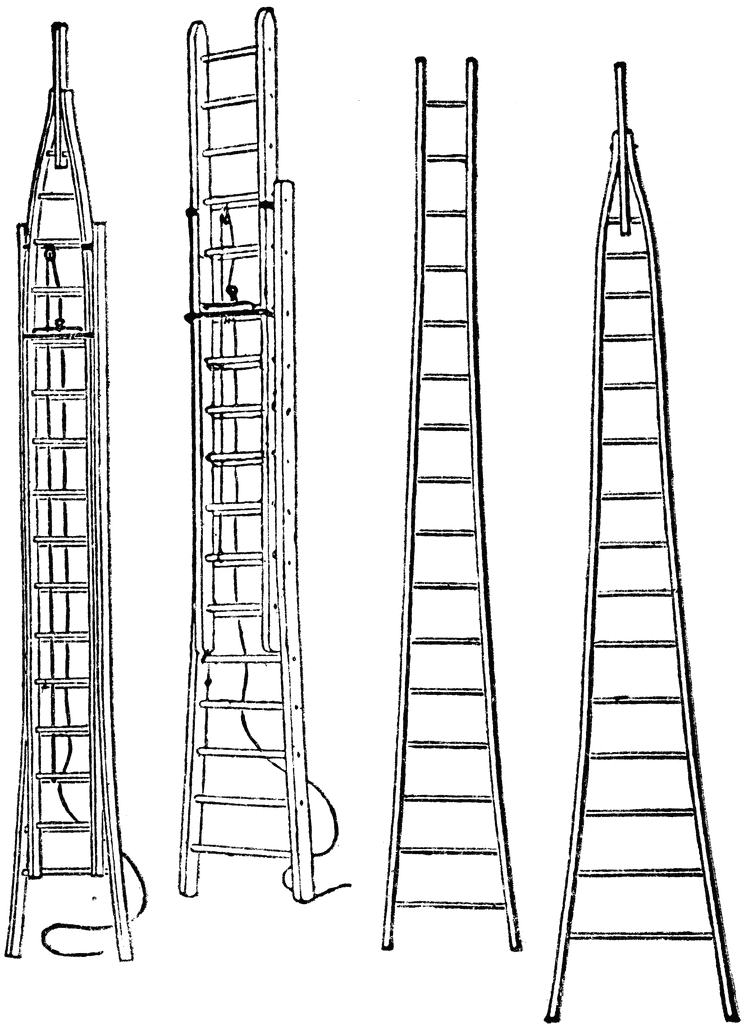 Ladder Leaning Against A Tree Clipart Etc Clip Art Library 5738