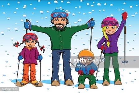 Family Skiing Adventure - Winter Fun for All Ages
