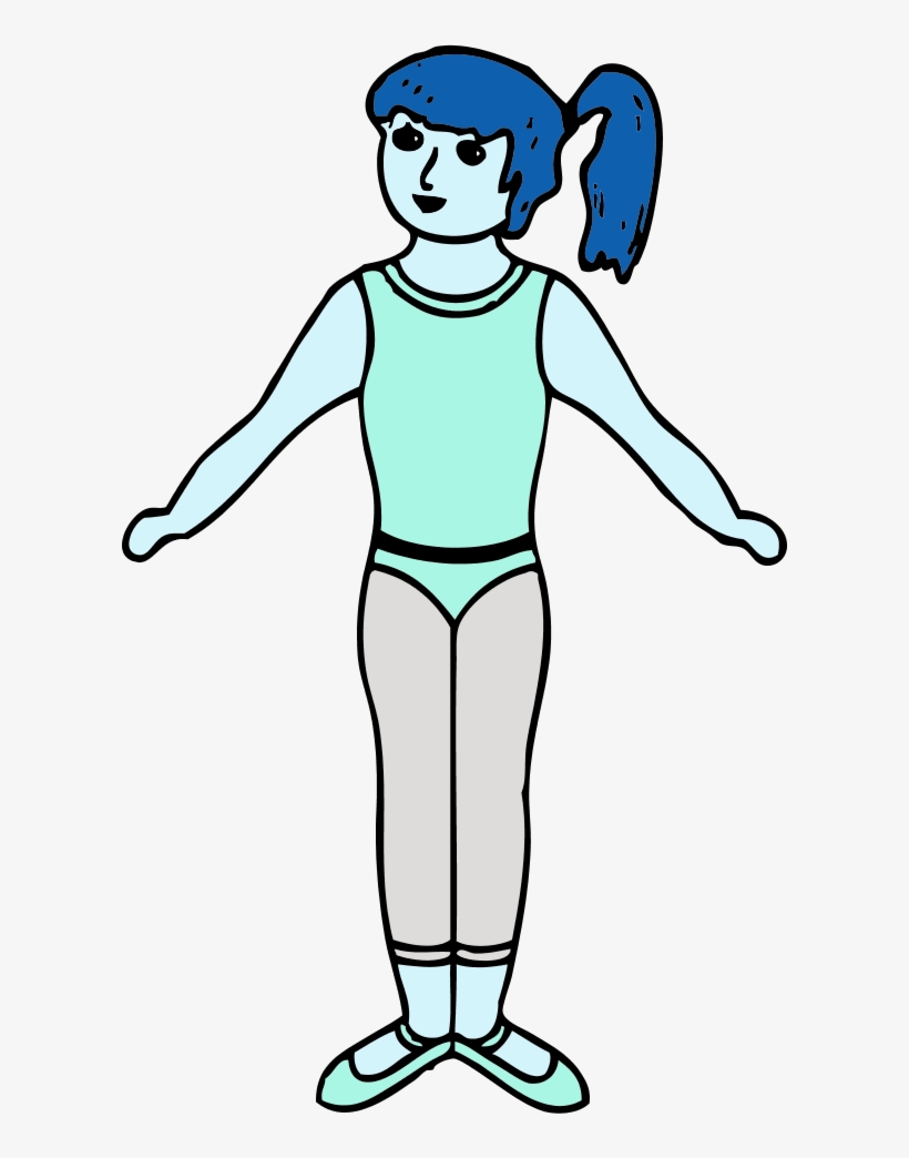 Blank Body and Faces - Kid Bodies Templates / Children Outline
