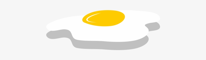 Fried Egg Illustration - Clean Vector Graphic for Food Content