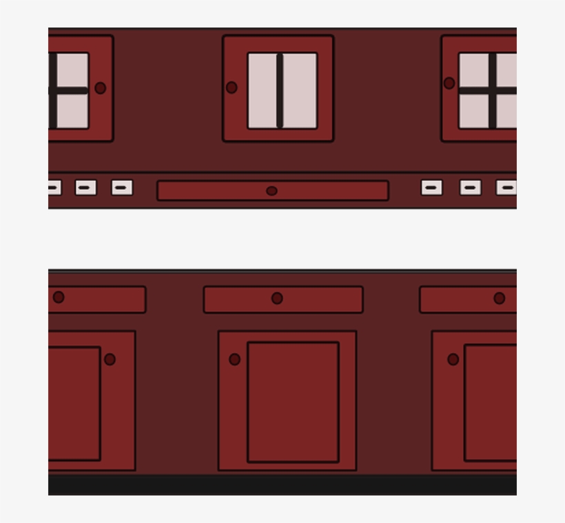 Modern Red Kitchen Cabinet Design - Illustration & Layout Guide
