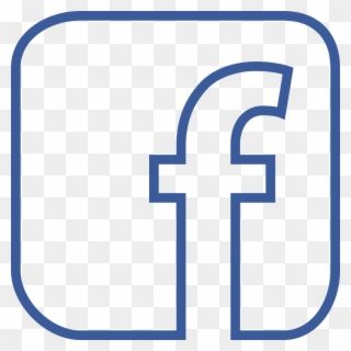 Blue Facebook logo icon with lowercase 'f' inside a rounded square on transparent background.