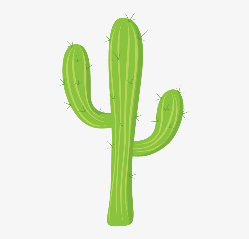 Saguaro Cactus Illustration - Free Clipart for Desert Themes