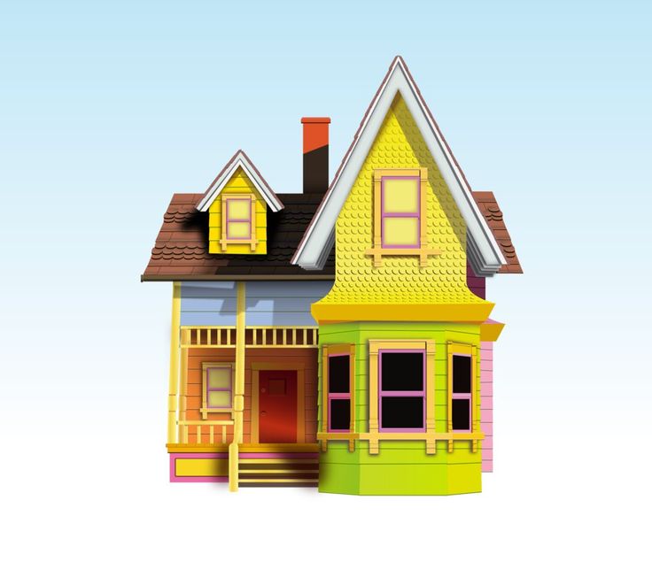 Vibrant Cartoon House Illustration - Free Download & Usage Guide