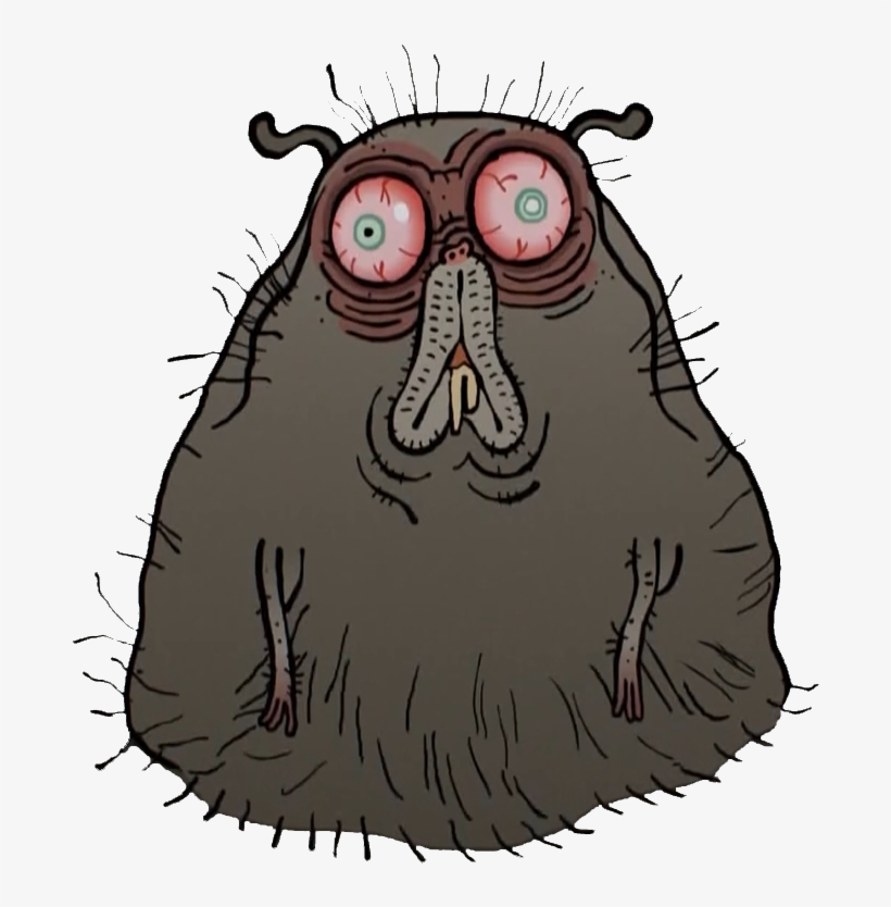 Grotesque Cartoon Creature - Horror-Comedy Illustration