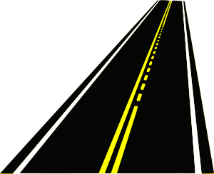 Highway Lane Markings Illustration - Visual Guide to Road Safety