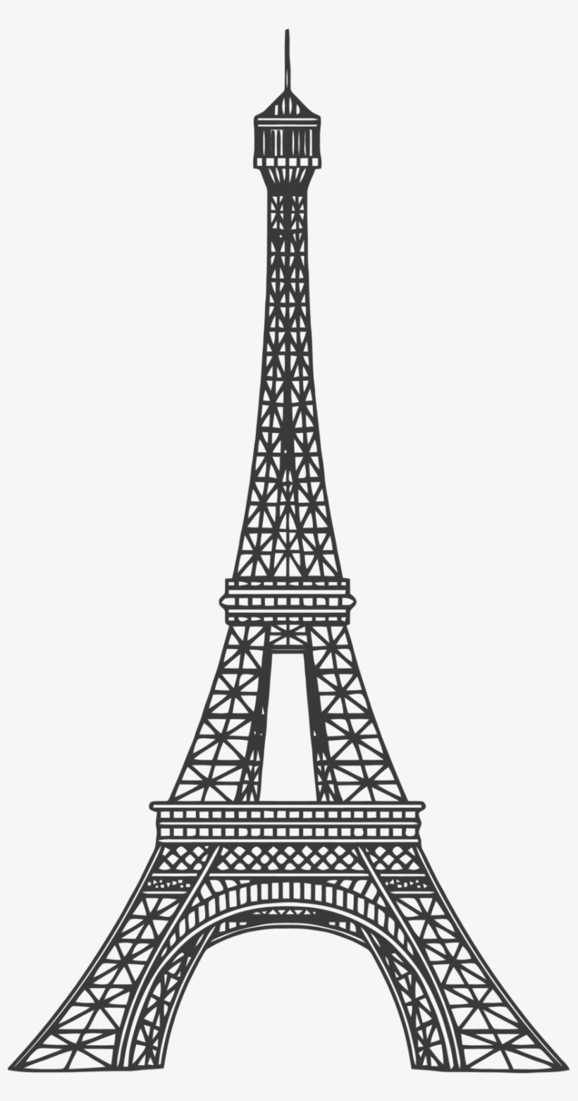 Eiffel Tower svg - Paris Clip Art Silhouette Vector Images - Tower SVG ...