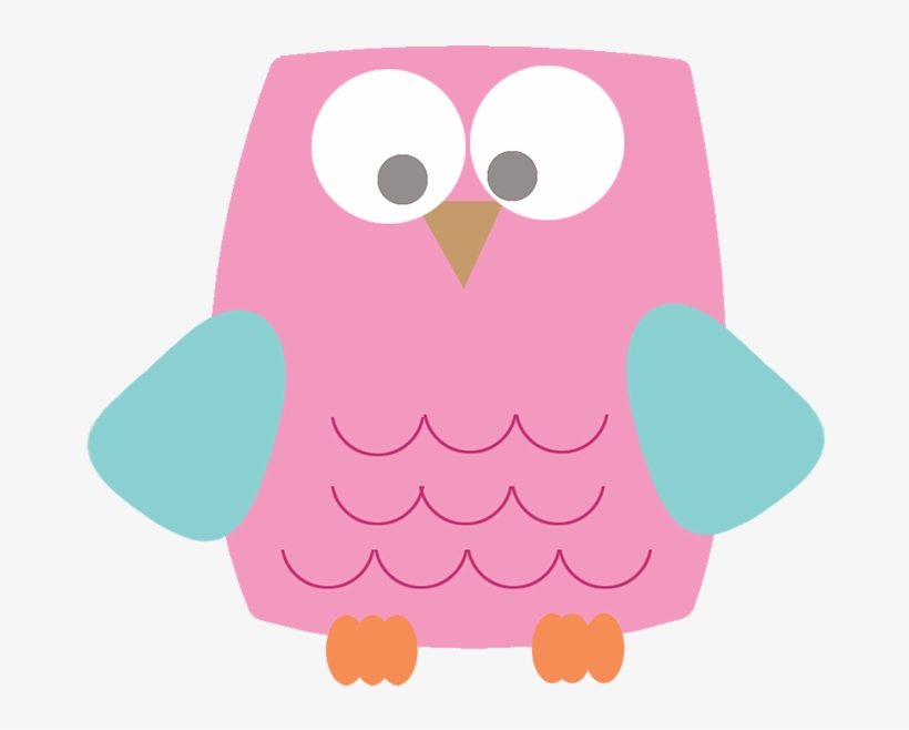 Cute Pink Owl Illustration - Free Clipart for Kids & Design Projects