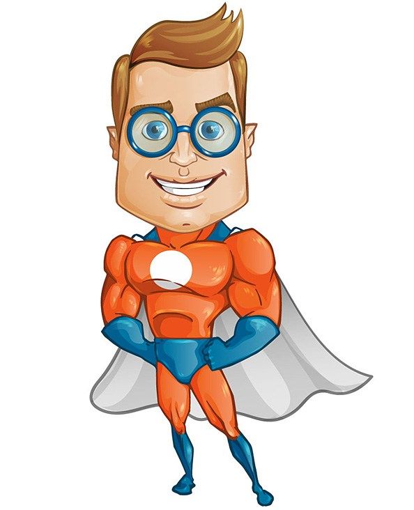 male heros - Clip Art Library