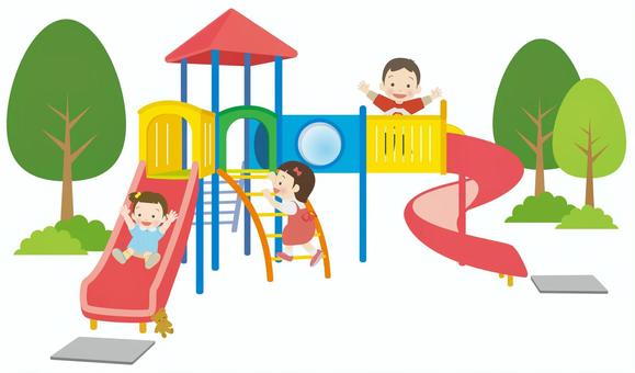 Clip Art -Playground {or Park} Equipment Clip Art - Clip Art Library