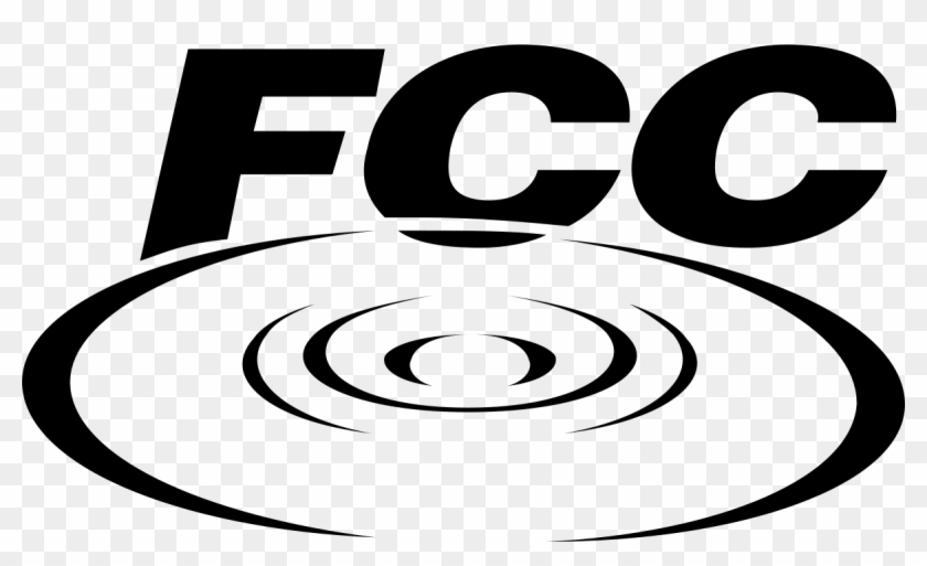 FCC logo with concentric wave rings symbolizing communication and regulation.