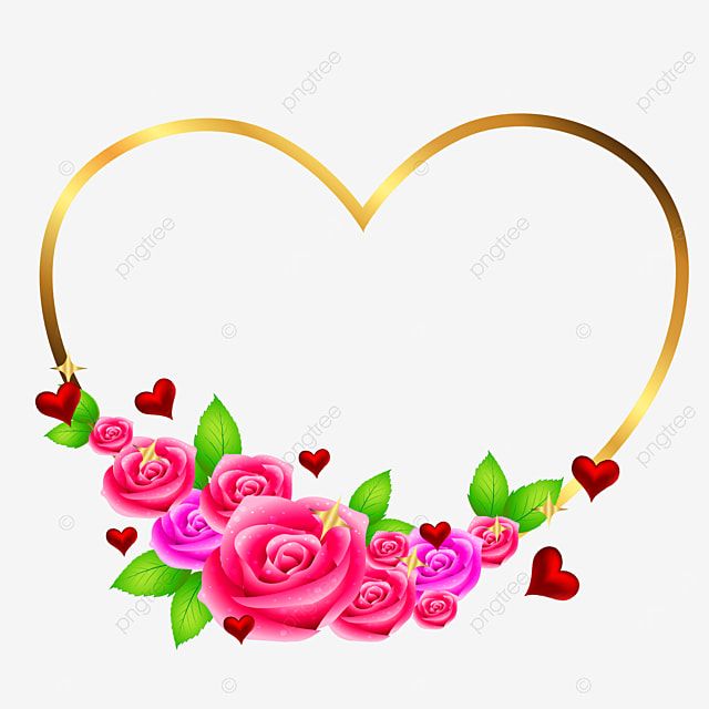Hearts And Roses Clipart Clipart Library - Clip Art Library