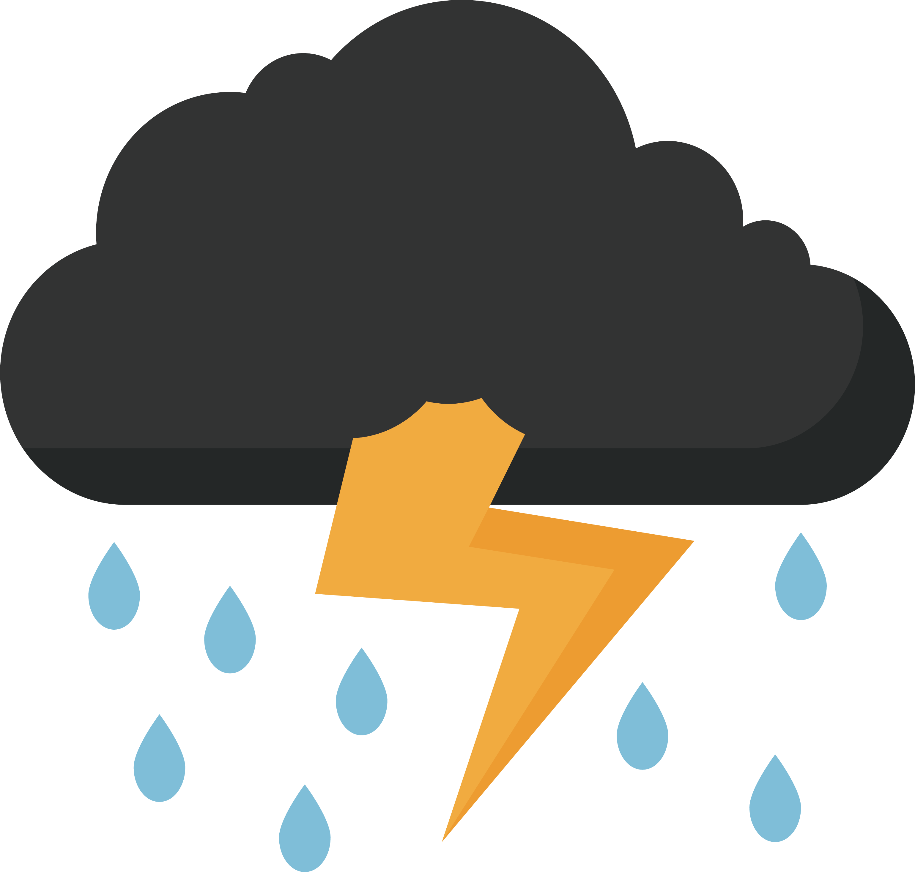 Lightning And Thunder Clipart Transparent PNG Hd, Yellow Thunder - Clip ...