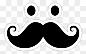 Fun Mustache Emoji Sticker - Download & Use for Designs