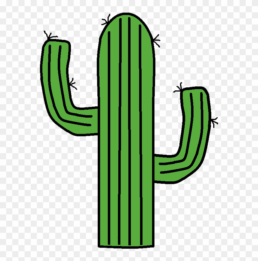 Saguaro Cactus Illustration - Free Clipart for Desert Themes