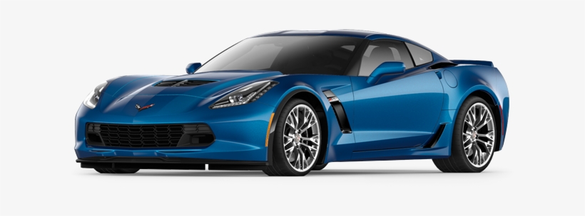 Blue 2016 Chevrolet Corvette Stingray Z51 coupe with black grille, silver wheels, and sporty aerodynamic design.