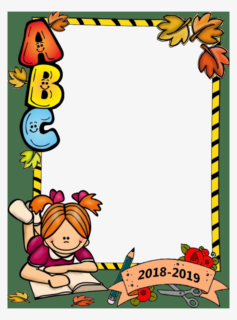 Free Printable School Borders Templates Frame Clipart 