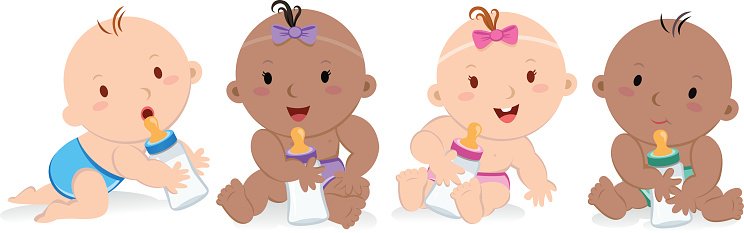 Happy Babys - Clip Art Library