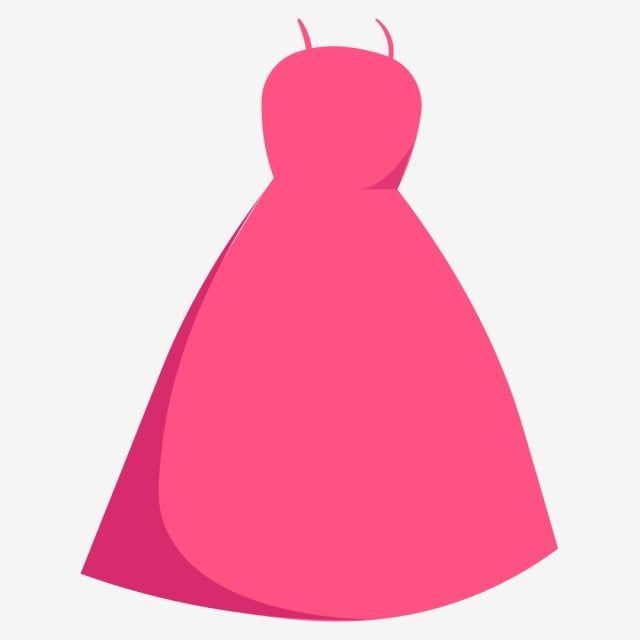 Pink A-Line Dress - Stylish & Elegant Vector Illustration