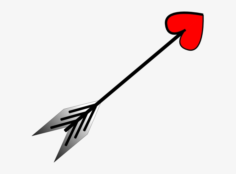 Heart Arrow Illustration - Symbol of Love and Romance
