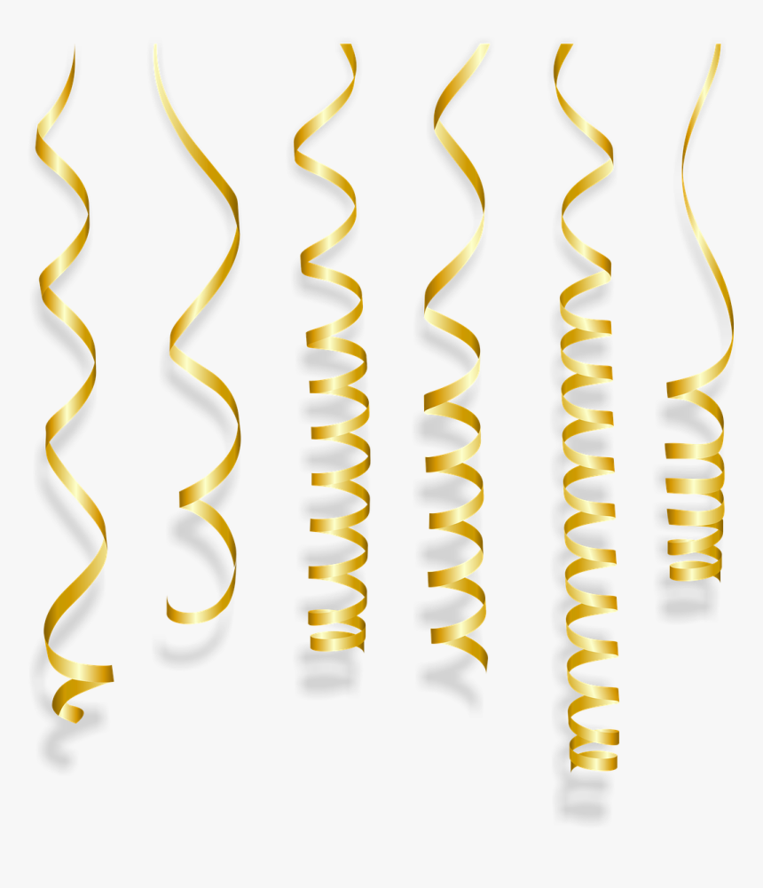 Free gold streamerss, Download Free gold streamerss png images, Free  ClipArts on Clipart Library