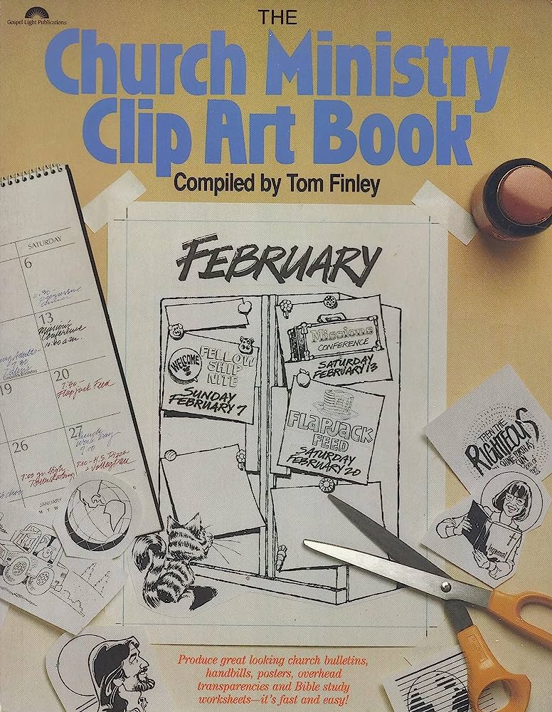 Church Ministry Clip Art Book - Free Printable Resources for Bulletin & Poster Design