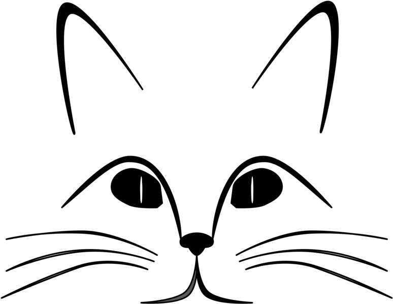 Mysterious Smiling Face Icon - Abstract Digital Expression