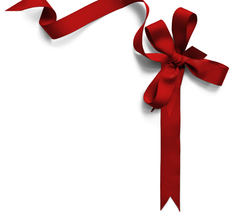 Red Ribbon Bow - Premium Gift Decoration & Design Element