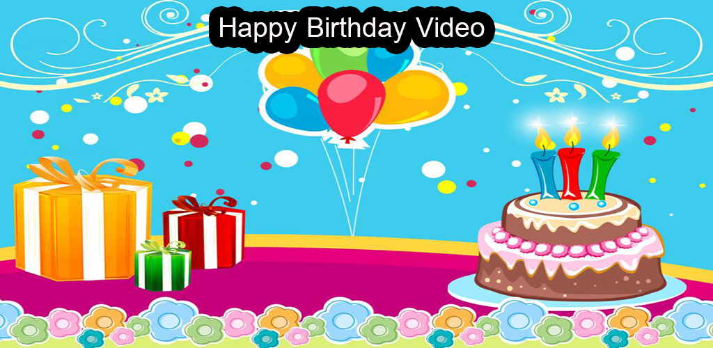 Happy Birthday Video - Festive Animated Celebration Scene