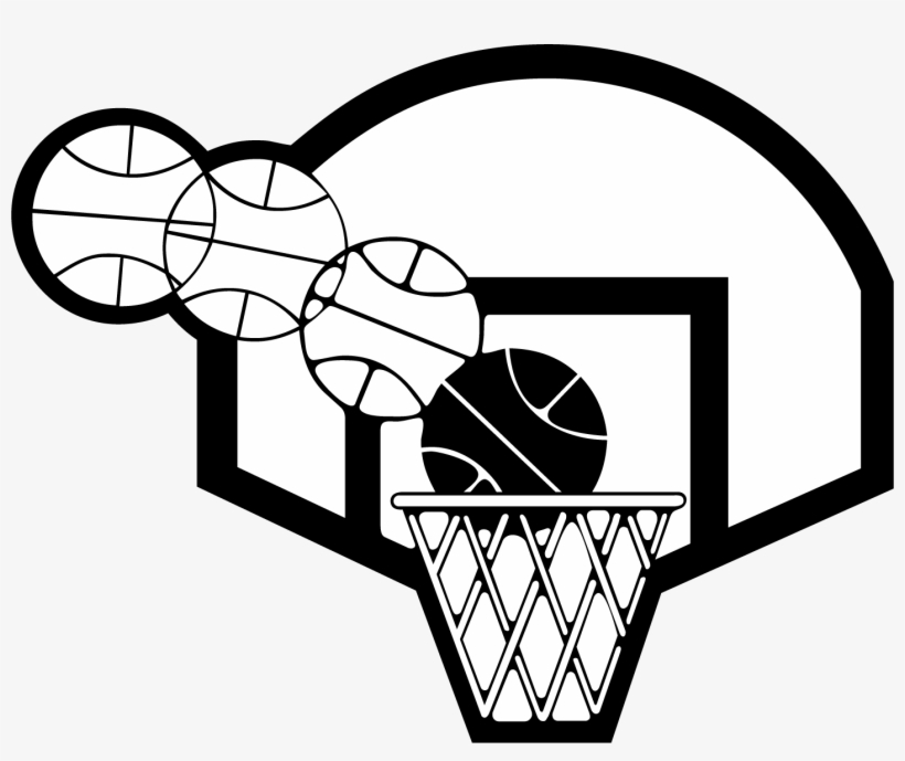 Basketball Black And White Clipart Images | Free Download | PNG - Clip ...