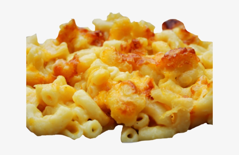 Golden-brown baked macaroni and cheese with crispy top and creamy pasta interior.