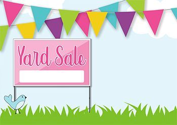 Yard Sale Sign Template - Free Printable & Design Ideas