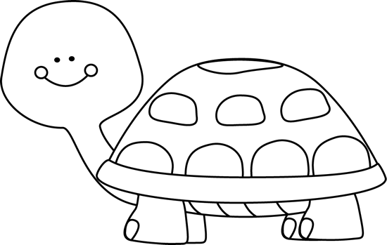 Cute Turtle Coloring Page - Free Printable for Kids & Teachers