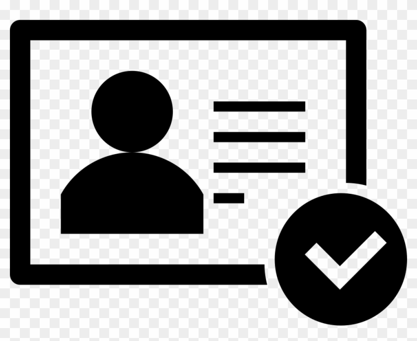 Verified Identity Document Icon - User Authentication & Verification