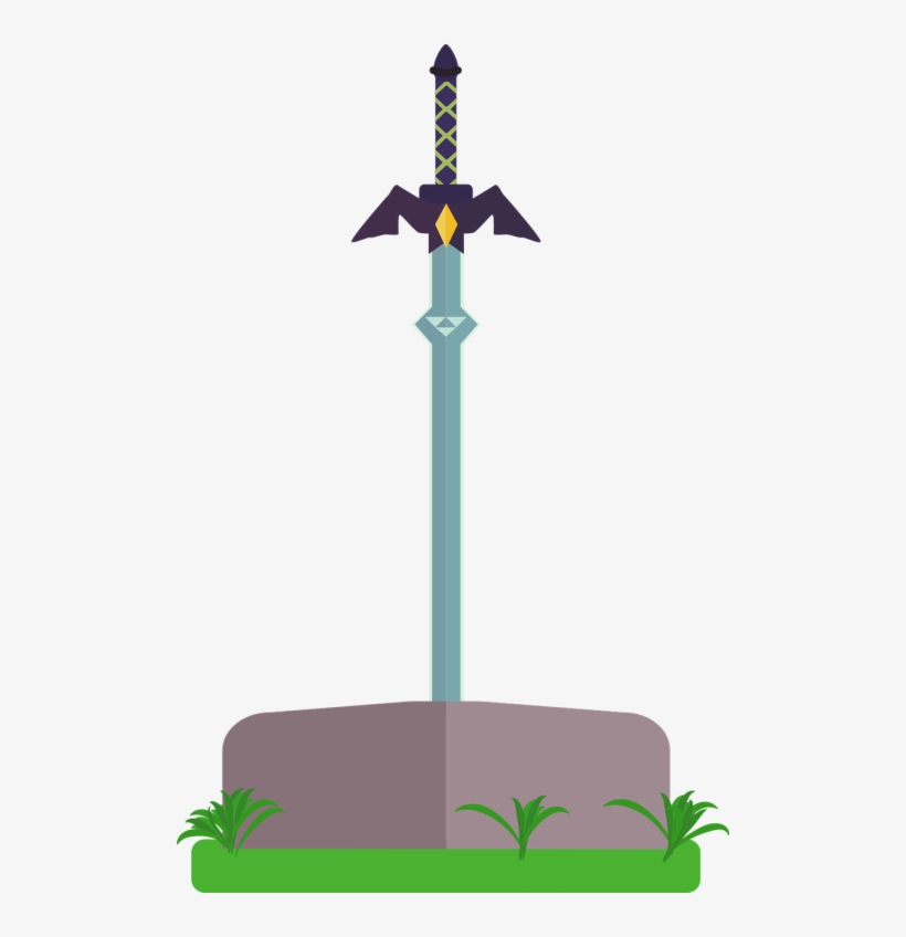 Clipart Freeuse Library Master Sword By Reptiletc On - Legend Of - Clip