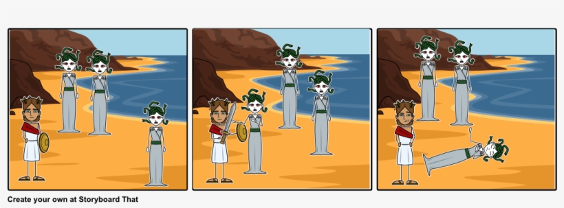 Perseus and the Gorgons: Animated Storyboard Sequence