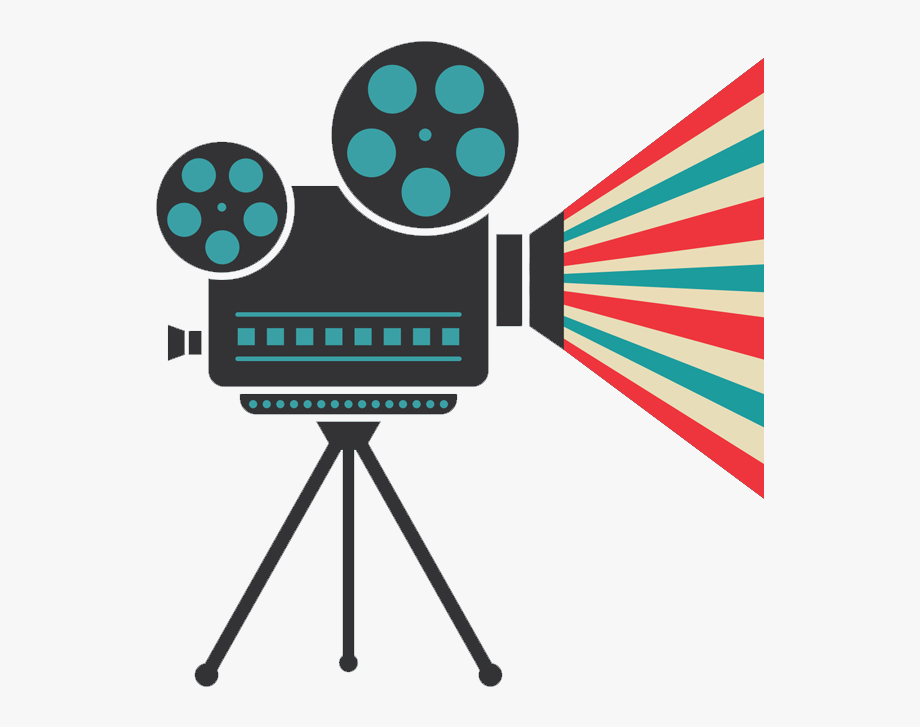 Classic Film Camera Icon - Cinematic Visual for Movie Websites & Media Pages