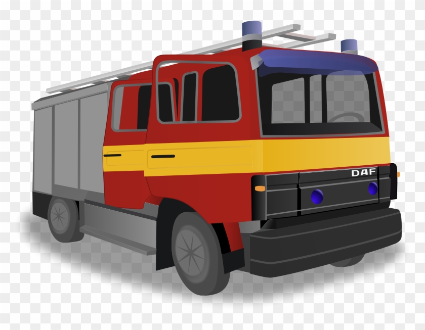 Fire Engine Truck Clipart, Fire Engine PNG, Instant Digital