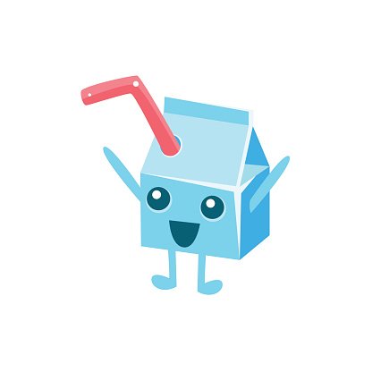Fun Juice Box Mascot Illustration for Kids’ Beverage Branding