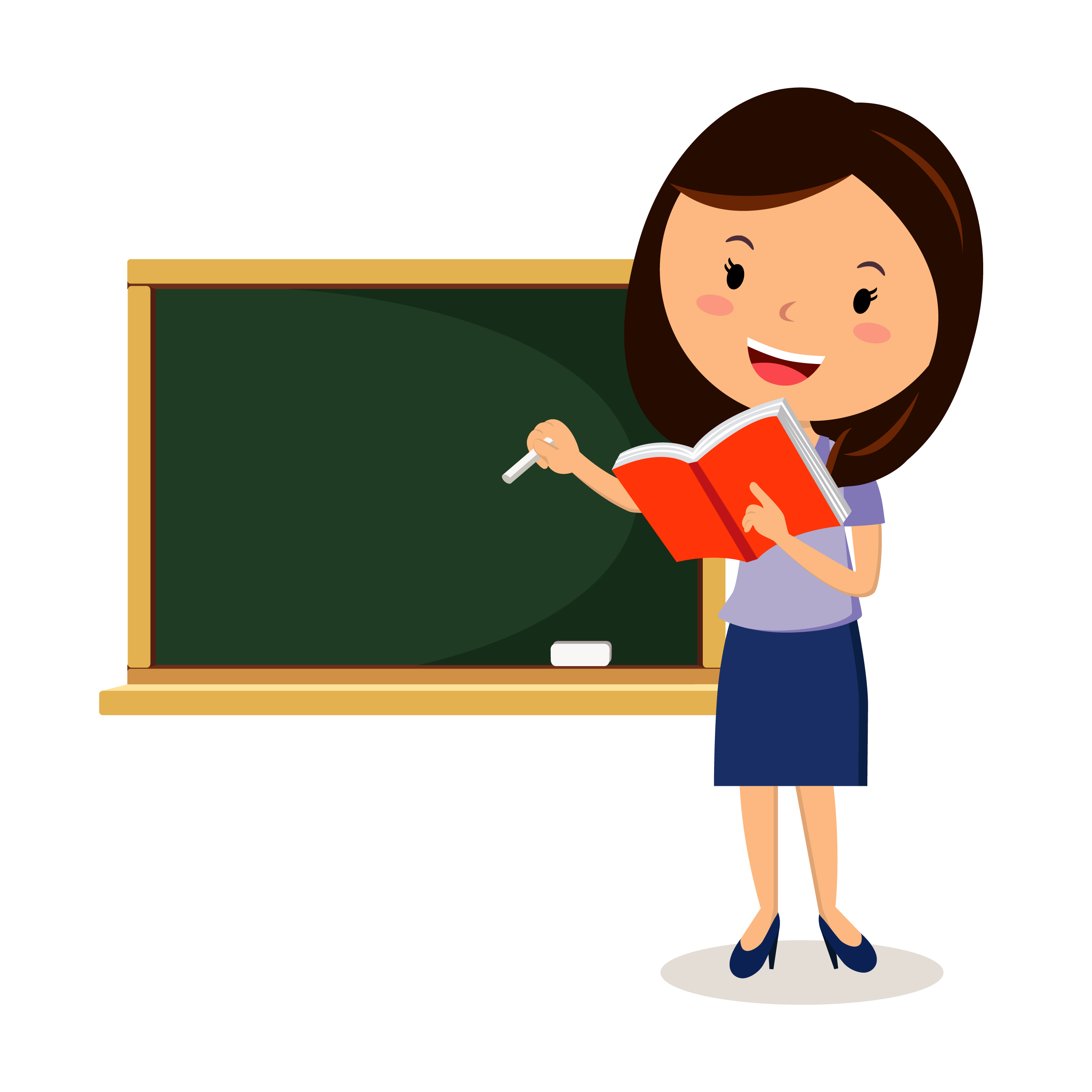 Friendly Teacher Illustration for Education Websites
