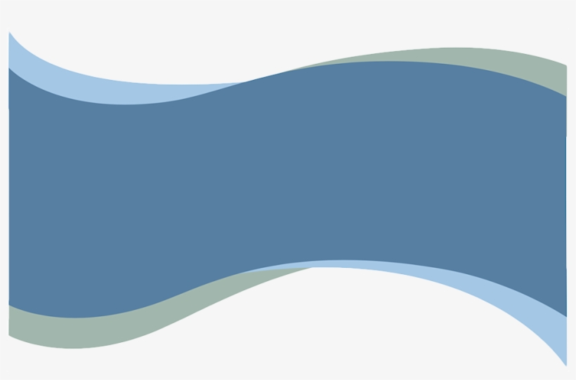 Abstract wavy banner in shades of blue and muted green, evoking fluidity and calm.