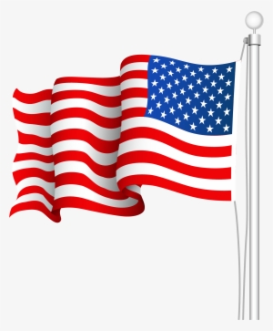American Flag Image - High-Quality PNG for Patriotic Designs