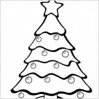 Free Printable Christmas Tree Coloring Page for Kids & Adults