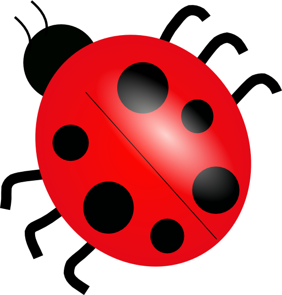 Red ladybug icon with black spots and a diagonal slash, symbolizing prohibition or no bugs.