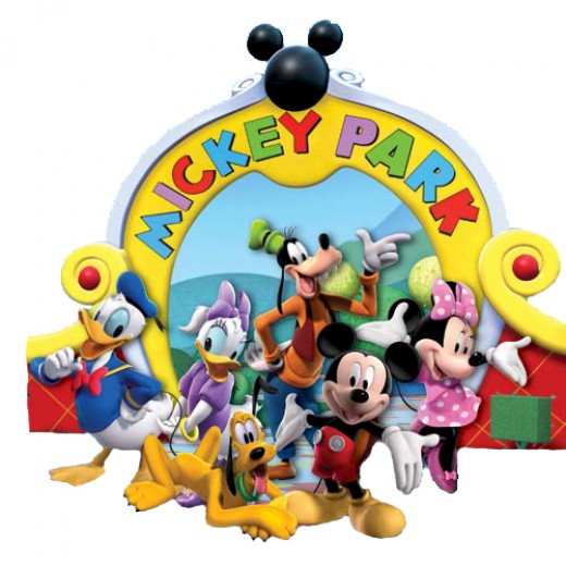 Mickey Park - Disney Characters Gathering at the Entrance