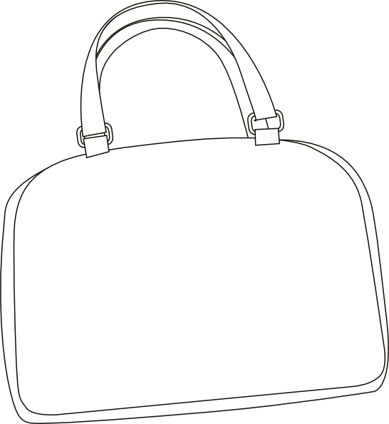 Handbag Drawing Coloring Book Clip Art Bag Transparent Png Clip Art